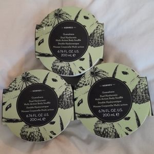 3 Korres Guanabana Body Soufflé Multi-action Dual Hyaluronic 6.76 oz 